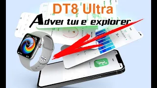 Копия Apple Watch Ultra. Умные часы DT NO.1 8 Ultra. Распаковка Посылки из Китая.