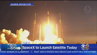SpaceX To Launch Satellite Today From Vandenberg Space Force Base