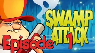 Swamp Attack - Gameplay Walkthrough ep. 1 (iOS, Android) - Gameplay Games