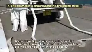 Фукусима-1: Учения по восстановлению подачи воды