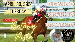 MMTCI RACE REWIND RESULTS AND DIVIDEND OF BATANG PISTA APRIL 30, 2024 TUESDAY RACE REVIEW