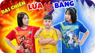 Đại Chiến Chị Gái Lửa VS Chị Gái Băng ♥ Min Min TV Minh Khoa