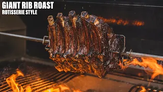 Giant Rib Roast - Rotiserie Style