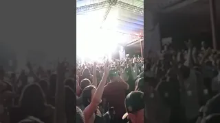 LENINHO mostrando o público no show de Bruno e Marrone Varginha MG