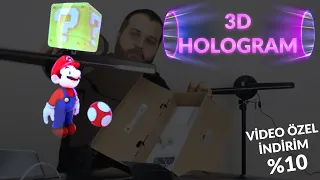 HELLO 3D HOLOGRAM | REKLAMLAR ARTIK 3 BOYUTLU! (%10 İNDİRİMLİ)