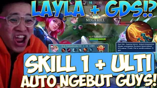 LAYLA HERO GA LINCAH ?? PAKE GDS AJA , AUTO NGACIR !!!! - Mobile Legends