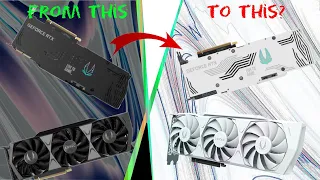 How to Paint your GPU! *WHITE EDITION*!