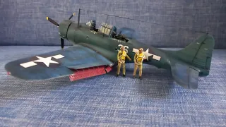 Making SBD-5 Dauntless Academy 1/48