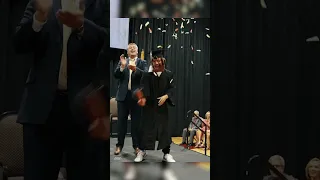 CRAZIEST Graduation Walk EVER😱🎉 (BACKFLIP Off Stage) - Sebby Clemens