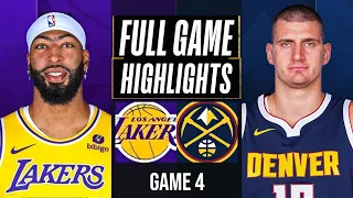 LAKERS vs NUGGETS Full Game 4 Highlights | April 27, 2024 | 2024 NBA Playoffs HIGHLIGHTS TODAY 2K23