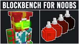 Minecraft animated & emisive textures (It moves and glows in the dark!)- Blockbench for Noobs -Ep 6
