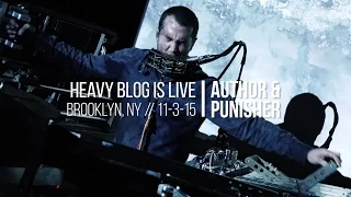 Author & Punisher: Live 11-3-15 (FULL SET)