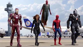 Captain America civil war airport fight part 2 in telugu