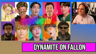 BTS - Dynamite Reaction // Live on Jimmy Fallon and The Roots Acapella? // React to KPOP Music