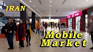 Walking Tour in Tehran charso mobile market 🇮🇷 Iran 2024