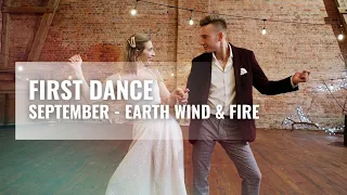 September - Earth, Wind & Fire - Wedding Dance Choreography - 70's Disco - First Dance Tutorial