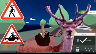 Игра Олень в городе.Лютый беспредел.Полный угар и ржач.DEEEER Simulator