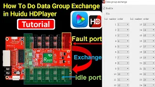 Huidu Controller How To Do Data Group Exchange To Resolve the HUB Port Faulty Problem