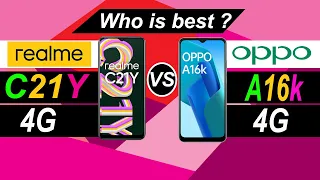 realme c21y vs oppo a16k