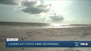 Lovers Key State Park reopening
