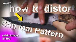 How to make those wavy lines on a San Mai