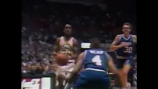 Shawn Kemp JUST Misses Off-the-Backboard Lob from Gary Payton March 18 21 1993