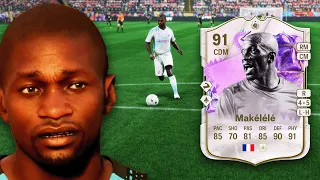 91 BIRTHDAY ICON SBC CLAUDE MAKELELE IS INSANE IN EA FC 24!!