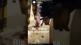 Cause of Dablixx death ..he was poisoned as seen in the video like and subscribe for more details..