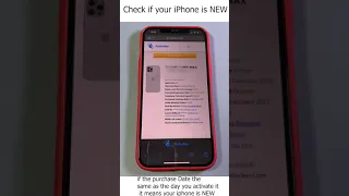 Check if your iPhone NEW - Non Activate