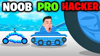 NOOB vs PRO vs HACKER w DRAW JOUST!