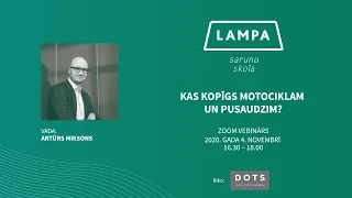 Kas kopīgs motociklam un pusaudzim? Artūrs Miksons // Sarunu skola LAMPA