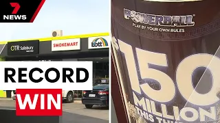 Adelaide man scoops entire $150 million Powerball | 7 News Australia