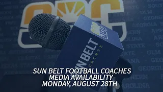 Sun Belt Football Coaches Media Availability - August 28