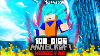 🟠Sobreviví 100 Días SIENDO GOKU en Minecraft HARDCORE...Esto fue lo que Pasó