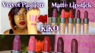 Velvet Passion Matte Lipstick - KIKO ✨ Revue + Swatch