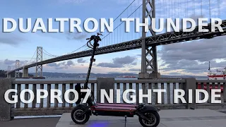 Dualtron Thunder GoPro Hero7 Night Ride Raw Footage