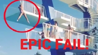 Ultimate Pool Dive FAIL | Girl FAILS Pool Dive In Every Way Possible - EPIC FAIL