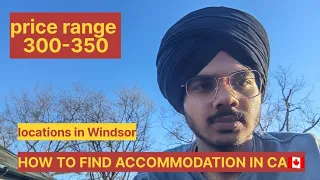 HOW TO FIND ACCOMMODATION IN WINDSOR CA 🇨🇦||PRICE RANGE AND LOCATIONS👍