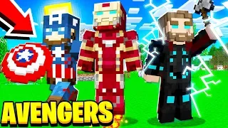 BEATING MINECRAFT AS SUPERHEROES!