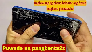 Nag Buo Ako ng cellphone Basag Ang Lcd at Baloktot ang Lcd Frame Magkano Inabot #julphone tv