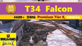 T34 Falcon - American premium heavy tank tier 8 - Ace Tanker (M) - World of Tanks Blitz