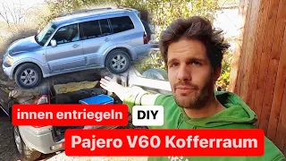 DIY Pajero V60 Kofferraum - Camper Entriegelung