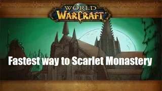 Alliance road to SCARLET MONASTERY
