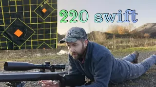 220 Swift at 100 Meters