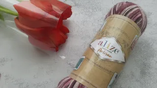 Носочки из пряжи Alize Superwash Artisan// Старт-1