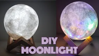 DIY Moon light / how to make Moon light from waste materials / MOON LIGHT