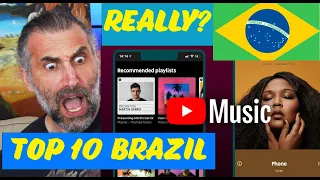 Reacting to Brazilian top 10 trending on youtube Brazil.