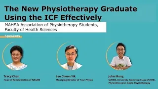 The New Physiotherapy Graduate Using the ICF Effectively