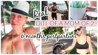 REAL DITL OF A MOM OF 2! / 6 MONTHS POSTPARTUM + BABY STARTING SOLIDS / SUMMER 2021 / Lii Borossy