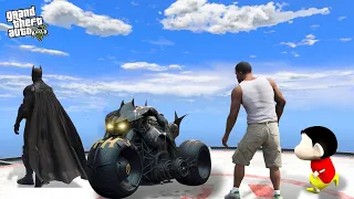 GTA 5 !! SHINCHAN & FRANKLIN STEALING BAT MAN DANGEROUS POWERFUL FLYING SUPER BIKE IN GTA 5 TAMIL